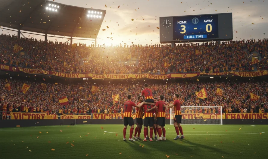 Galatasaray, Fenerbahçe’yi 3-0 Geçerek Şampiyonluğa Adım Attı